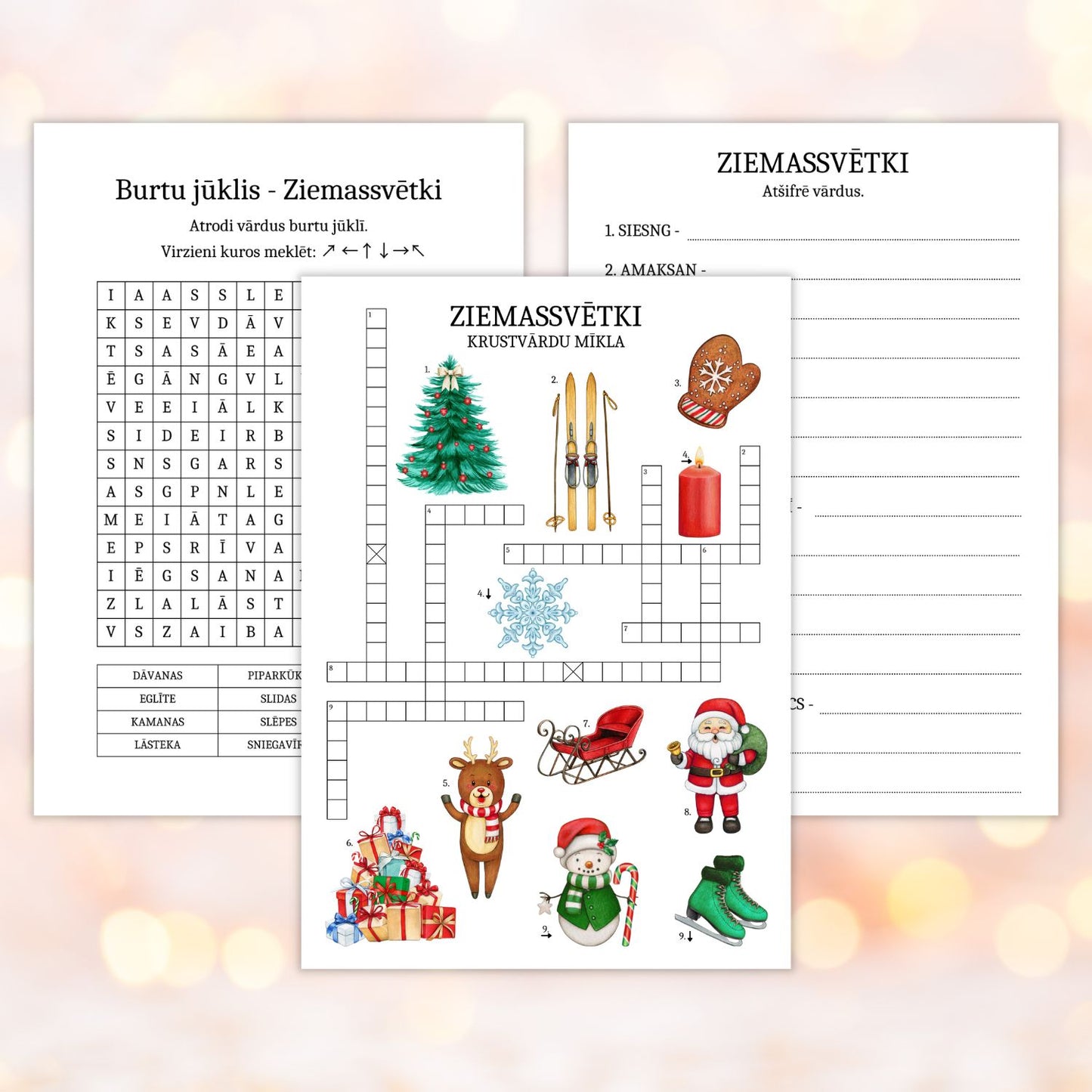 Ziemassvētku vārdu spēles