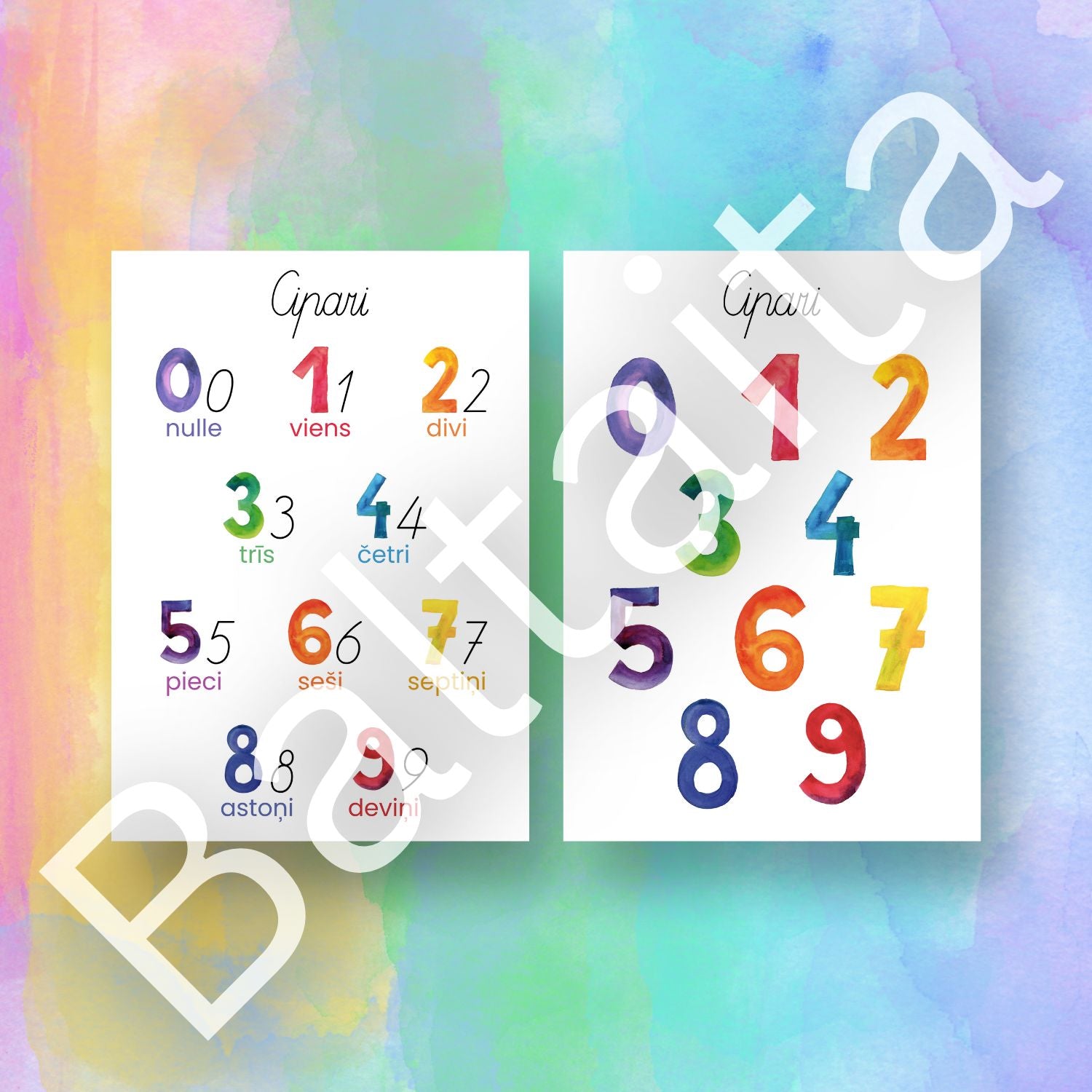 Krāsaini ciparu plakāti baltaita.lv krāsaini plakāti ar cipariem