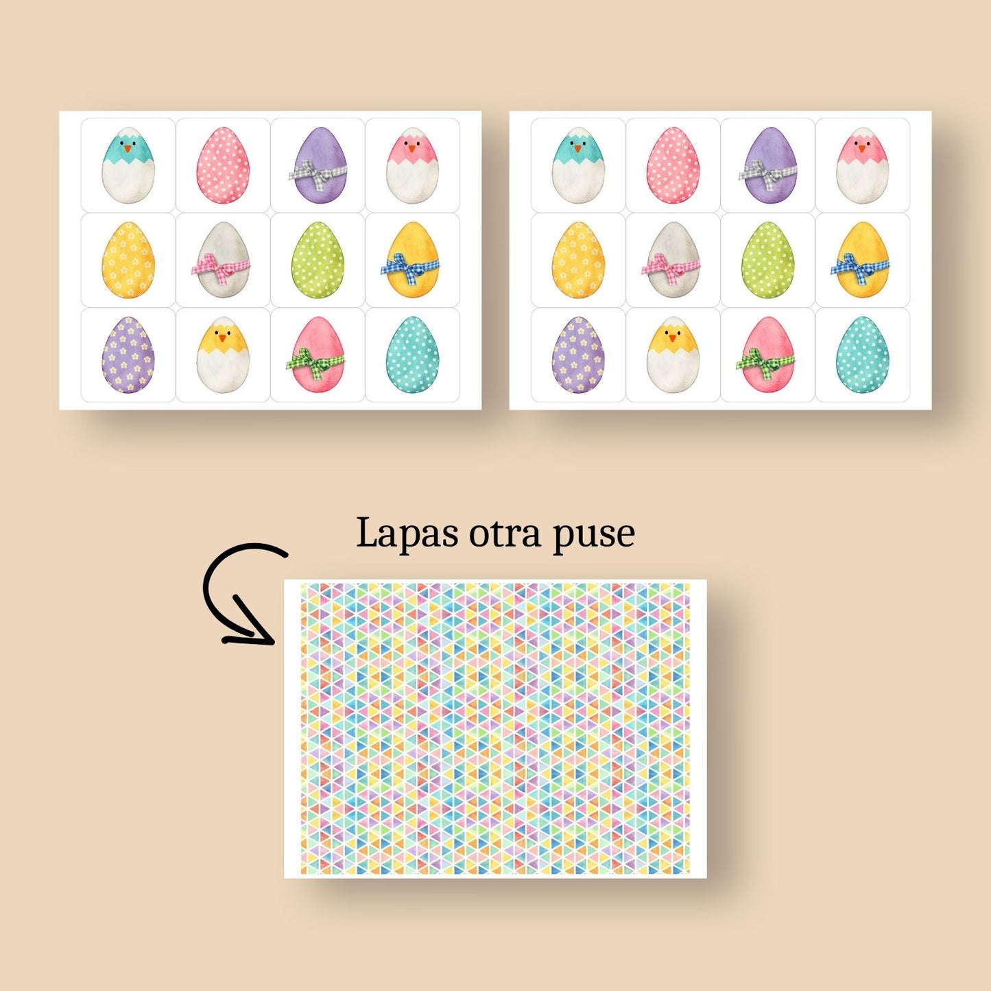 Atmiņas spēle - Lieldienas (24 kartītes)