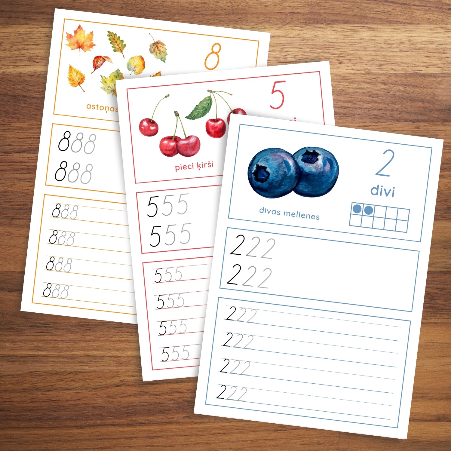 Mācāmies rakstīt ciparus darba lapas baltaita.lv