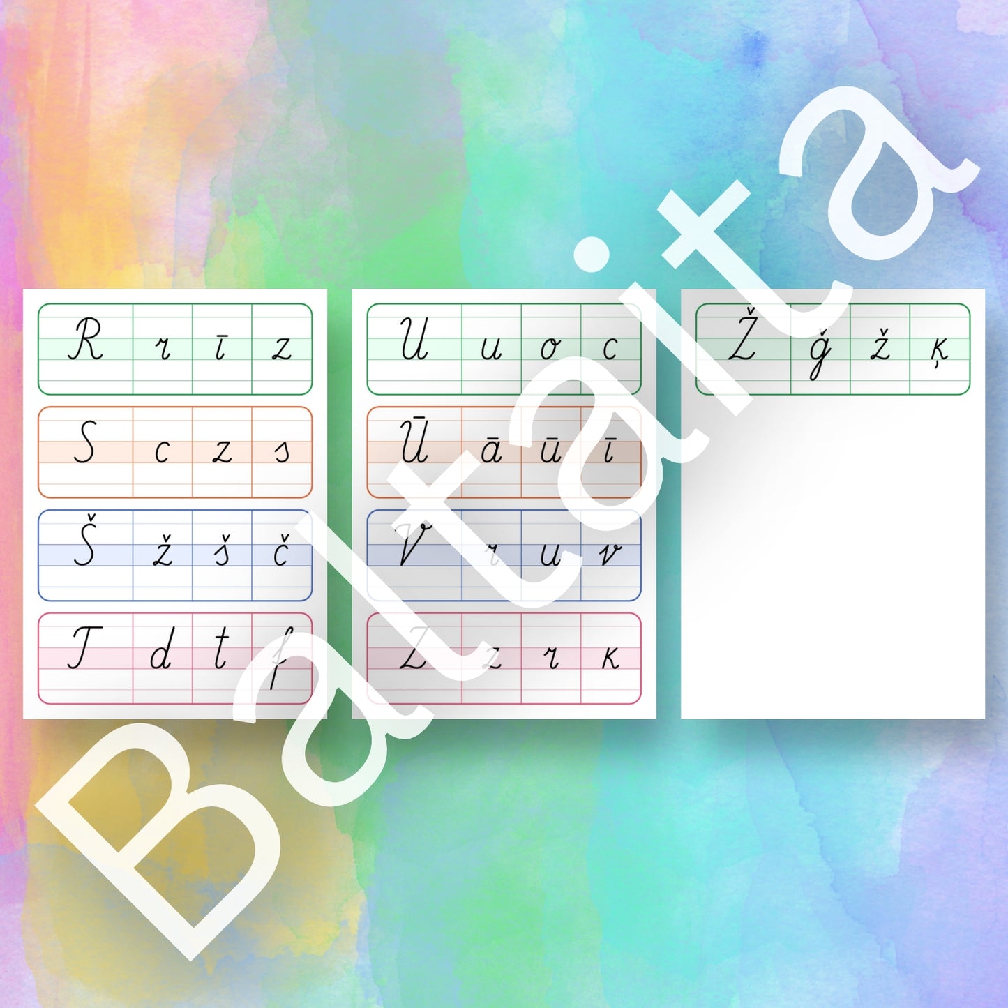 Rakstīto alfabēta burtu knaģu kartītes alfabēta knaģu spēle baltaita.lv