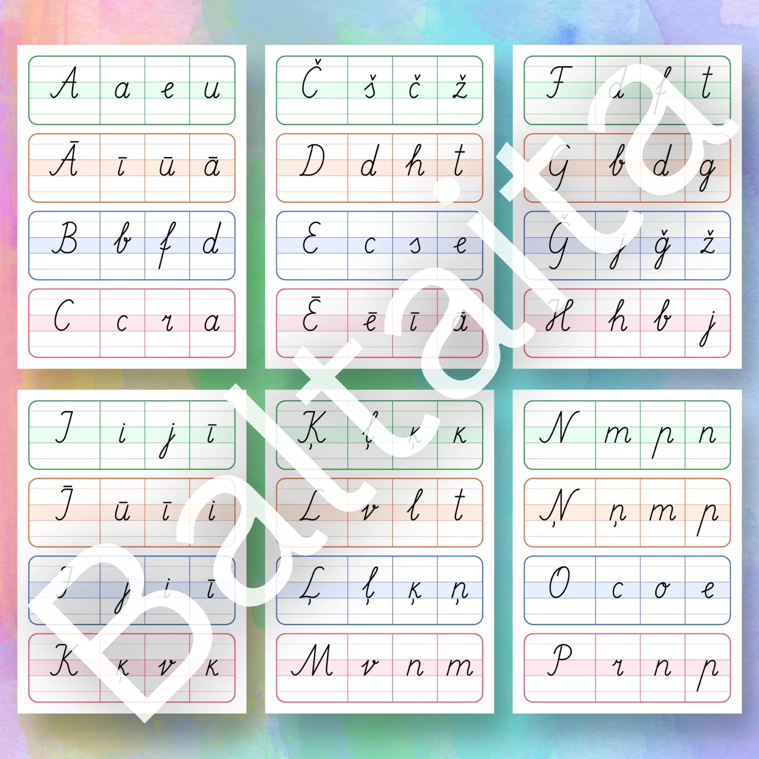 Rakstīto alfabēta burtu knaģu kartītes alfabēta spēle rakstītie burti baltaita