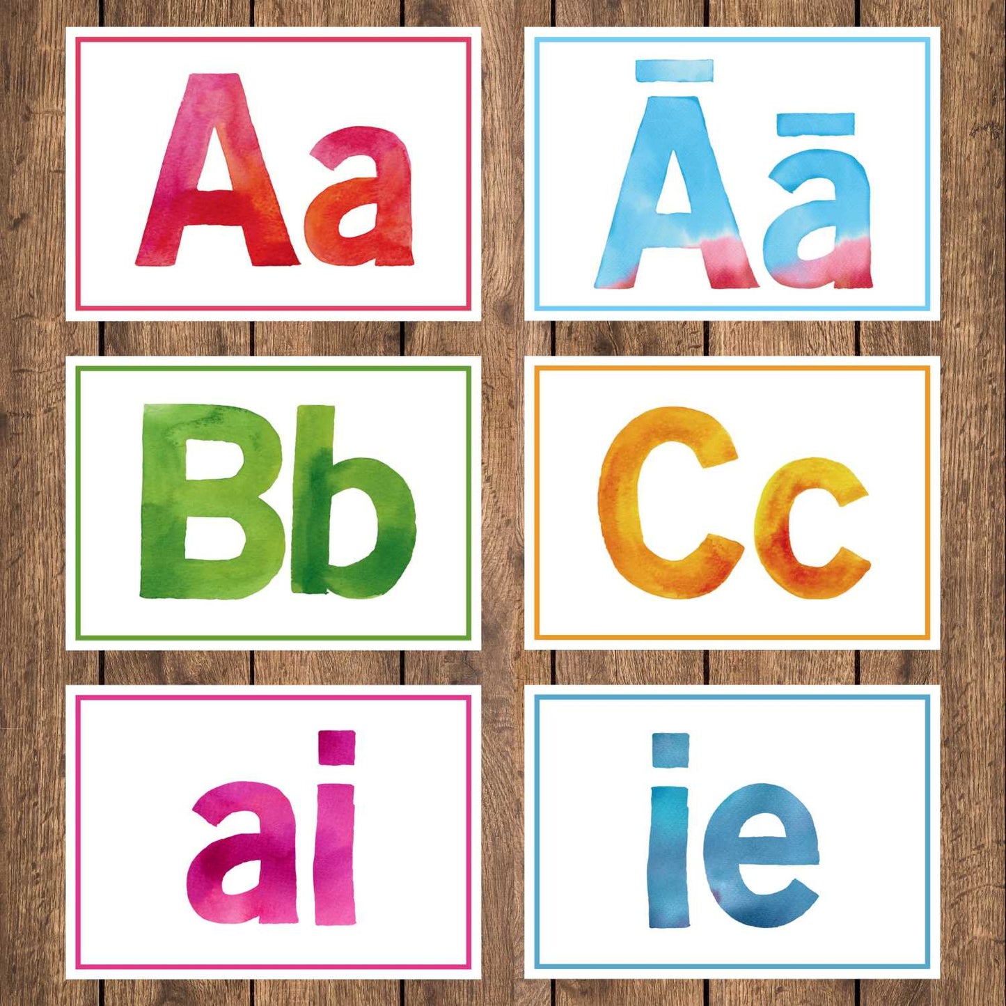 alfabēta burtu plakāti iespiedburti