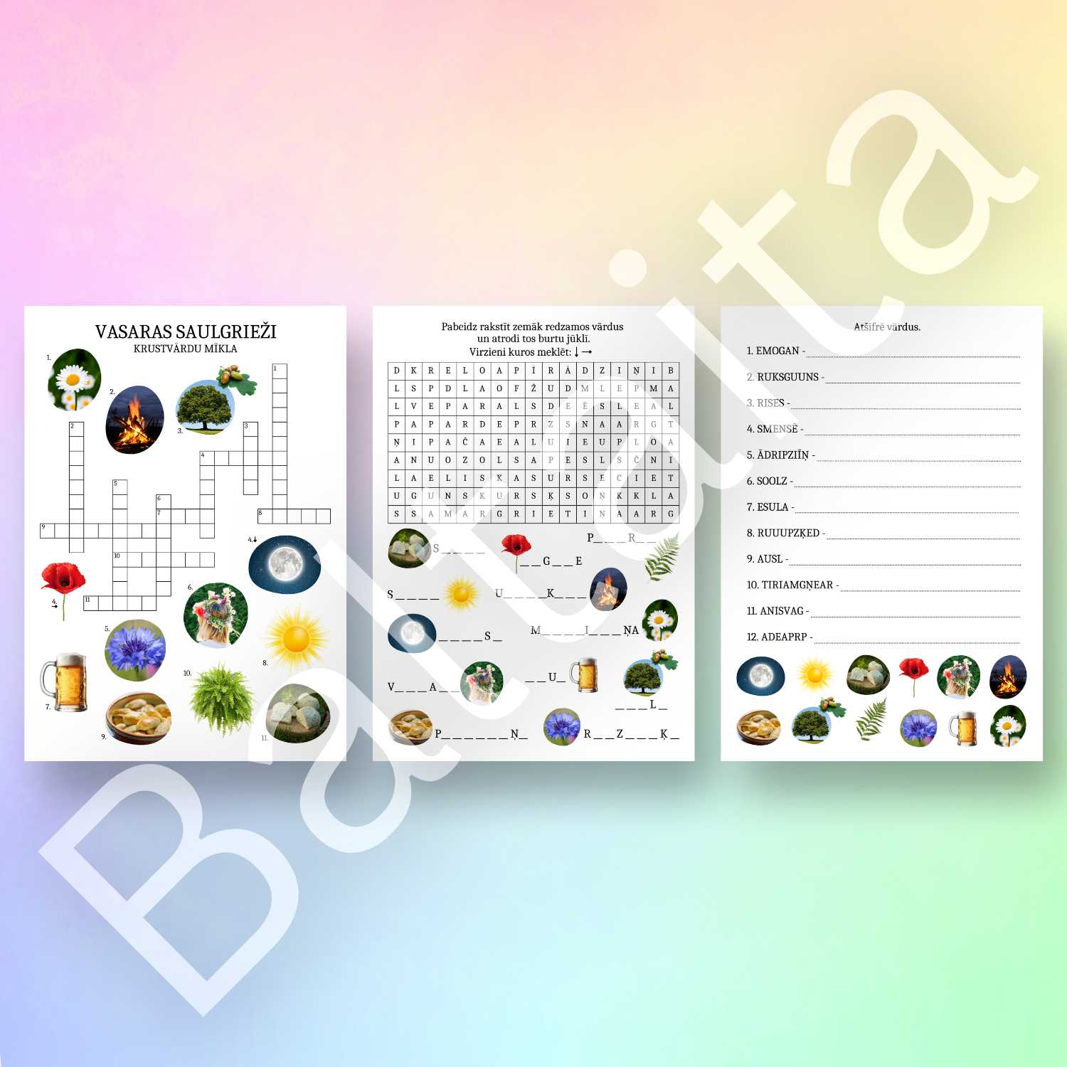 burtu jūklis vārdu atjautības uzdevumi baltaita līgo jāņi