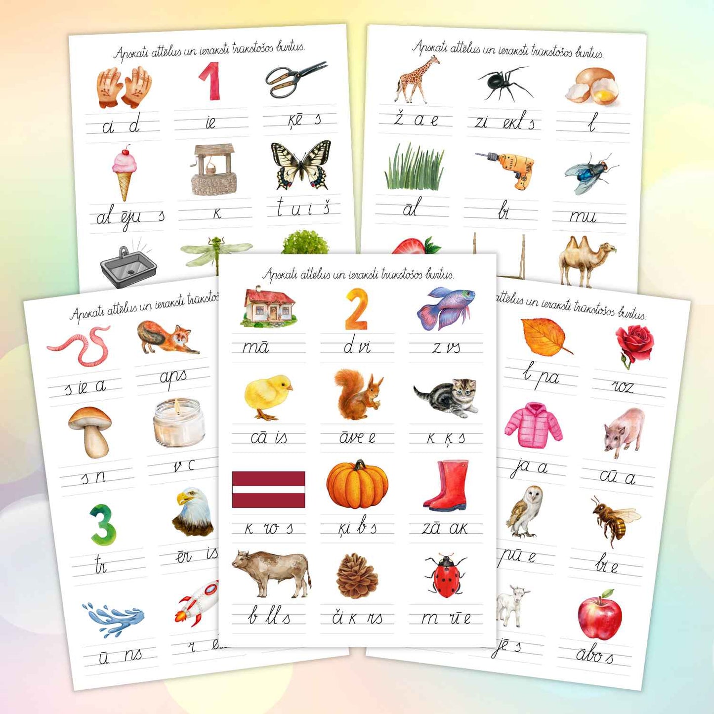 Ieraksti pazudušos burtus