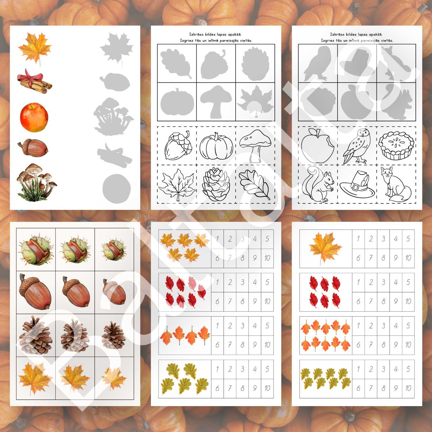 ēnu uzdevumi krāso un ielīmē lielāks mazāks skaiti un apvelc baltaita