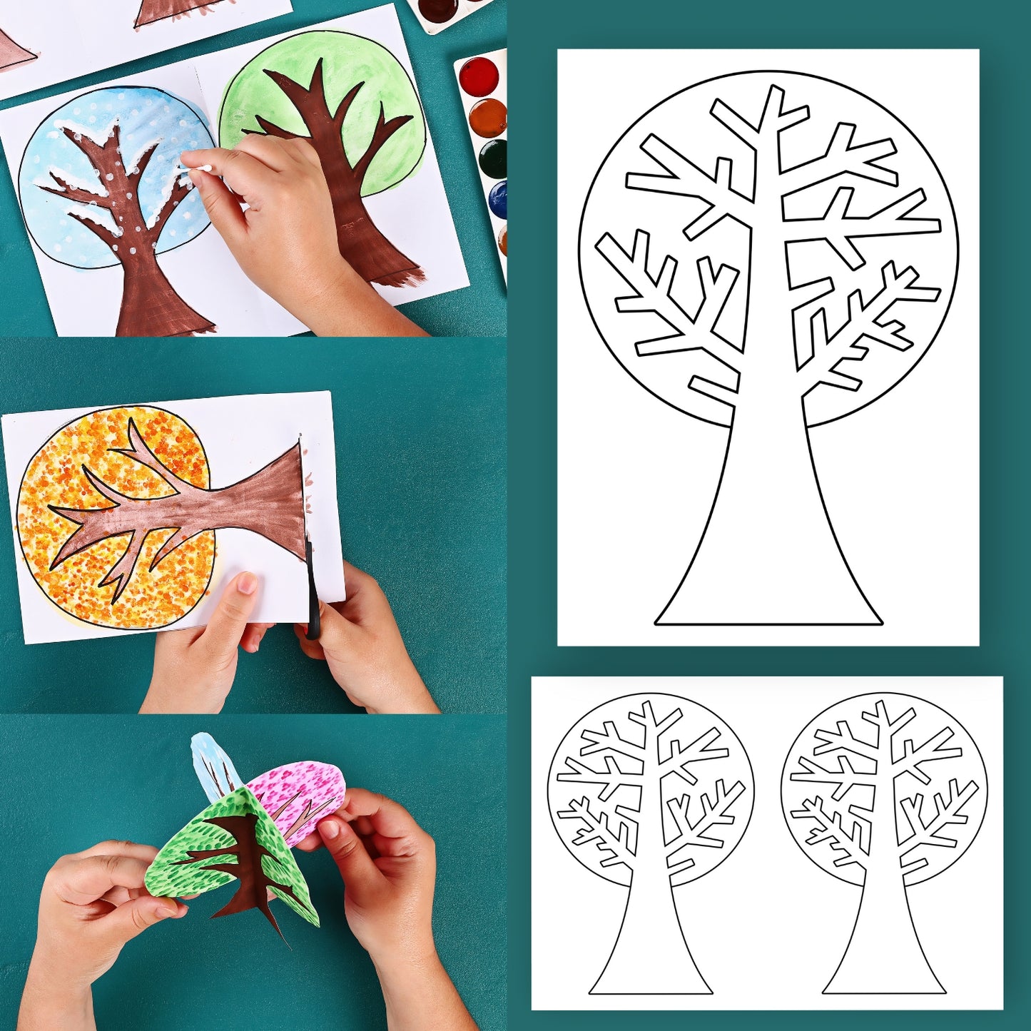 gadalaiku koks rokdarbiem lielāks un mazāks