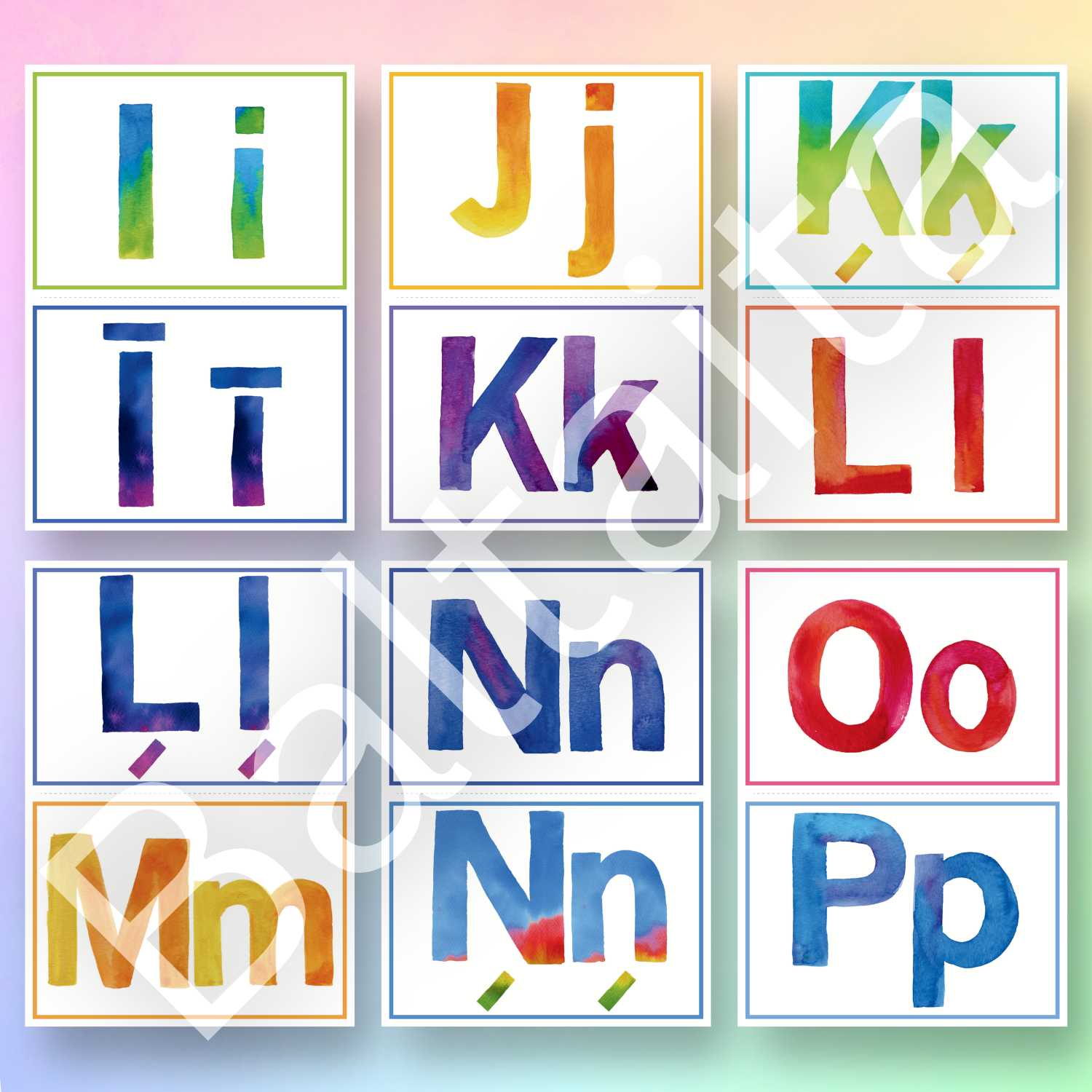 iespiedburtu plakāti 2 uz lapas krāsaini plakāti