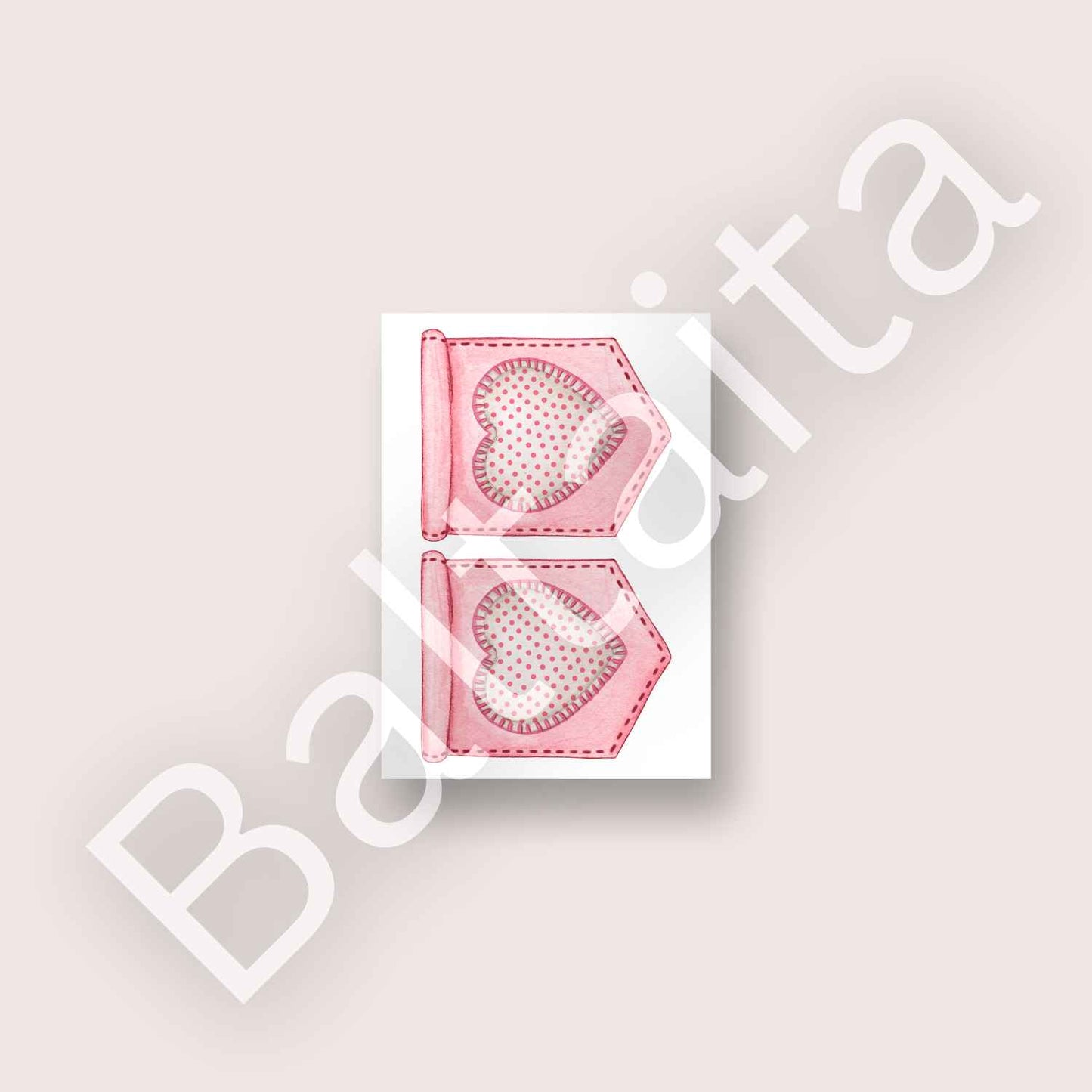 Valentīndiena - darba lapas un karodziņi