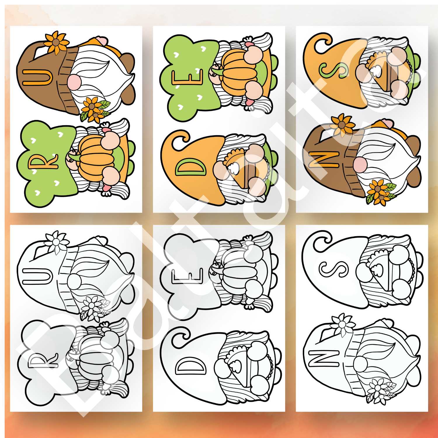 krāsaini karodziņi rudens rūķi baltaita rudens rūķīši