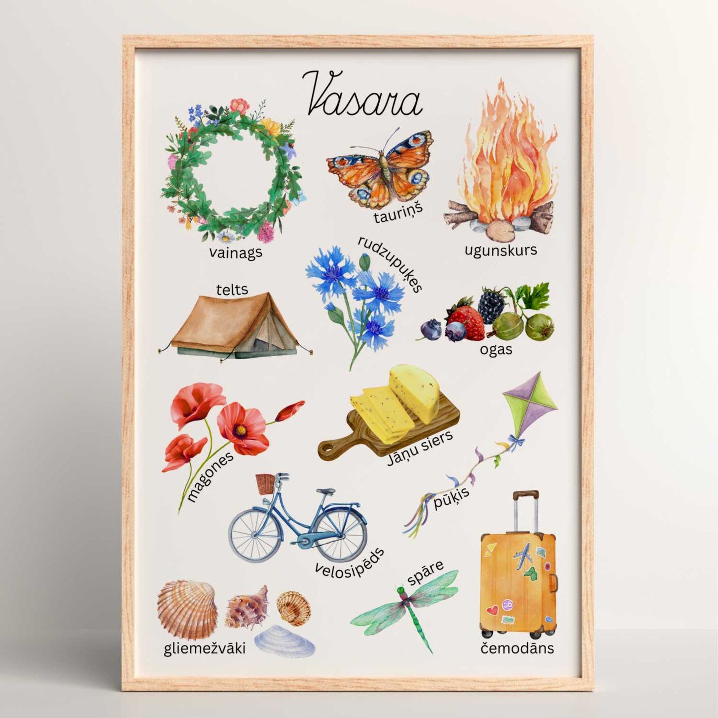 Plakāts "Vasara"