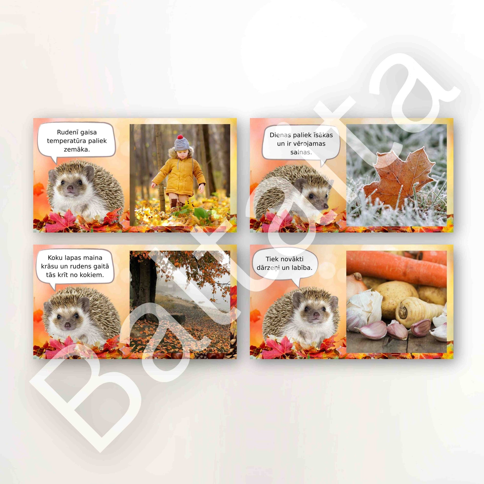 prezentācija par gadalaiku pārmaiņām bērniem pirmsskolā un sākumskolā