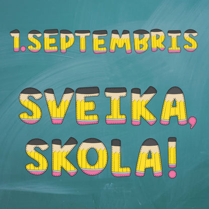 1. septembris sveika, skola! dekors skolā