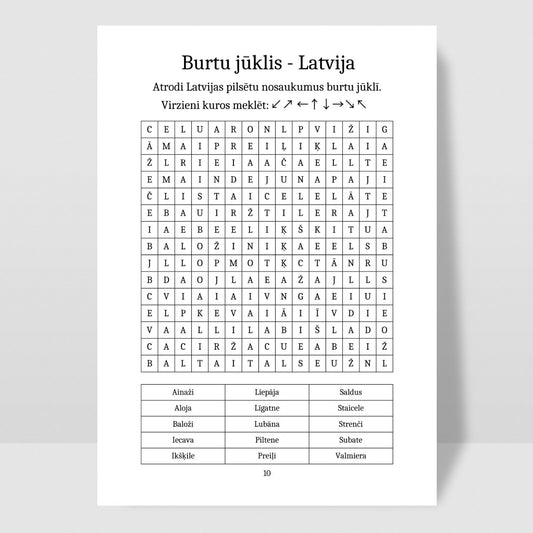 Burtu jūklis - Latvija