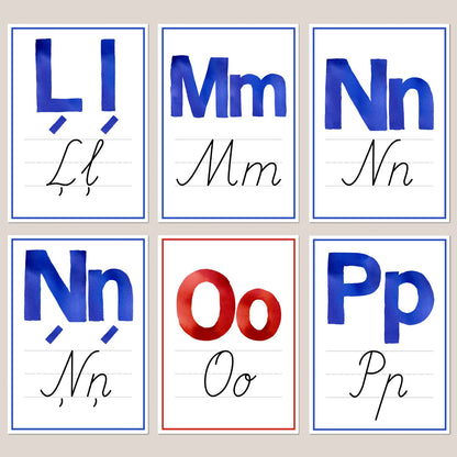 Alfabēta plakāti - patskaņi un līdzskaņi