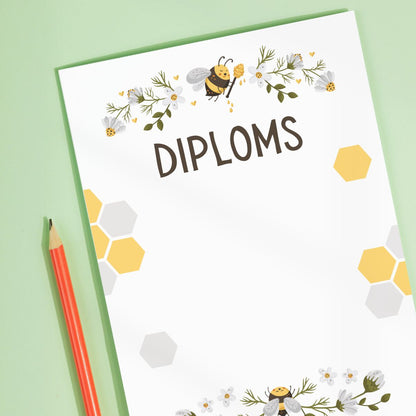 Diploms, Atzinība, Pateicība - Bitītes bērniem