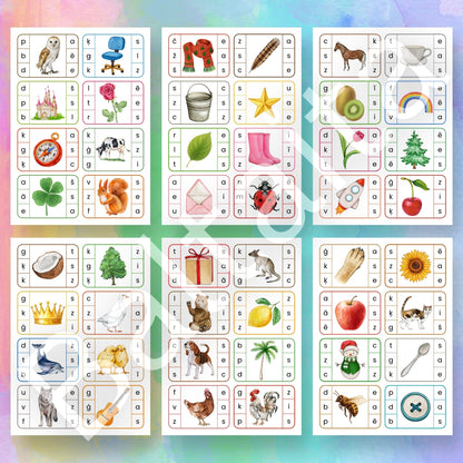 Pirmo un pēdējo skaņu kartītes baltaita mācību materiāli pirmajai skaņai pēdējai skaņai